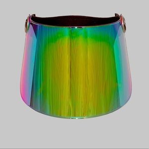 Noli Face Shields Iridescent and Chrome